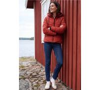 Steppjacke CECIL, Damen, Gr. M (40), light russet rot, Stoff, Oberstoff: 100% Polyester. Futter: 100% Polyester. Füllung: 100% Polyester, unifarben, comfort fit normal, ohne Ausschnitt, Bündchen, Jack