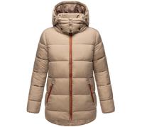 Steppjacke mit Kapuze "Wattewölkchen" Taupe Grey XS