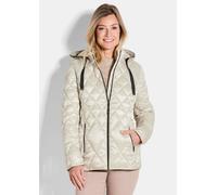 Steppjacke mit Rautenmuster braun 44