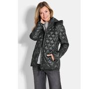 Steppjacke mit Rautenmuster grau 46