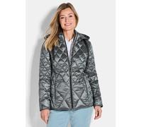 Steppjacke mit Rautenmuster grün 54
