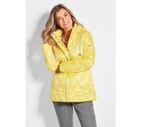 Kurzjacke GOLDNER "Herbstjacke Damen mit welliger Steppung im sportlichen Look", Damen, Gr. 40, gelb, Obermaterial: 60% Polyester PES. 40% Polyamid PA., normal, Sonstiges, Jacken Kurzjacke, Mit verdec