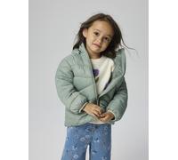 Steppjacke NAME IT "NMFMARBLE JACKET PB1", Mädchen, Gr. 92, iceberg grün, Steppware, Obermaterial: 100% Nylon, unifarben mit Farbeinsatz, normal, elastischer Bund, Jacken Steppjacke, Kunstfaser (33860