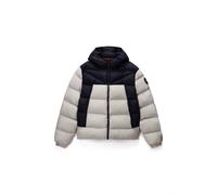 Napapijri A Molveno Hood Herren Skijacke - (Größe: L/52, Grau,schwarz)
