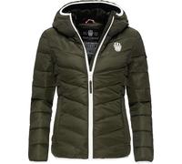 Steppjacke NAVAHOO "Elva", Damen, Gr. XXL (44), grün (dunkelgrün), Oberstoff: 100% Polyester. Futter: 100% Polyester. Wattierung: 100% Polyester. Ärmelfutter: 100% Polyester, tailliert hüftbedeckend, 