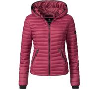 Navahoo Damen Übergangs Stepp Jacke mit Kapuze B348 [B348-Kimuk-Bordeaux-Gr.S]