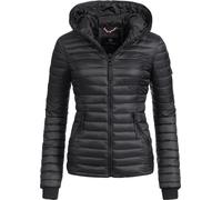 Steppjacke NAVAHOO "Kimuk", Damen, Gr. XXL, schwarz, Obermaterial: 100% Nylon. Futter: 100% Polyester. Wattierung: 100% Polyester. Ärmelfutter: 100% Polyester, figurbetont hüftlang, Ärmel ohne Ärmelsc