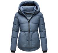 Steppjacke NAVAHOO "Lachperle XIV", Damen, Gr. XL (42), blau (rauchblau), Obermaterial: 100% Polyester. Futter: 100% Polyester. Ärmelfutter: 100% Polyester. Wattierung: 100% Polyester, Basic, figurums