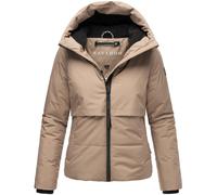 Winterjacke mit Fleece-Futter "Liebesküken XIV" Taupe Grey S