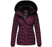 Steppjacke NAVAHOO "Milianaa", Damen, Gr. S (36), lila (aubergine), Oberstoff: 100% Polyester; Futter: 100% Polyester; Wattierung: 100% Polyester; Ärmelfutter: 100% Polyester; Kunstfell: 100% Polyeste