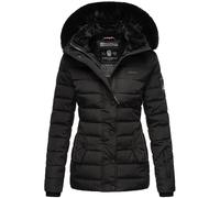 Steppjacke NAVAHOO "Milianaa", Damen, Gr. S (36), schwarz, Oberstoff: 100% Polyester, Futter: 100% Polyester, Wattierung: 100% Polyester, Ärmelfutter: 100% Polyester, Kunstfell: 100% Polyester, figurb