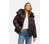Steppjacke NAVAHOO "Snow-Frame 14", Damen, Gr. L (40), braun (choco), Obermaterial: 100% Nylon. Innenfutter: 100% Polyester. Ärmelfutter: 100% Polyester. Wattierung: 100% Polyester, lässig geschnitten