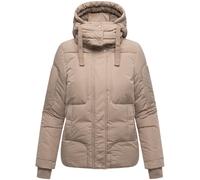 Steppjacke NAVAHOO "Zauberlicht 14", Damen, Gr. S (36), grau (taupe), Obermaterial: 100% Polyester, Innenfutter: 100% Polyester, Wattierung: 100% Polyester, Ärmelfutter: 100% Polyester, gerade hüftbed