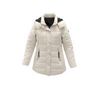 Steppjacke NAVIGAZIONE "NAVIGAZIONE Steppjacke", Damen, Gr. 46, beige (crema), Obermaterial: 100% Polyester PES., uni, regular fit, Jacken Steppjacke, feine Steppung (88939023-46) crema