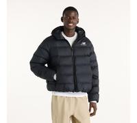 Steppjacke NEW BALANCE "BOSTON PUFFER JACKET", Herren, Gr. XXL, schwarz (schwarz (bk)), Obermaterial: 100% Polyester. Futter: 100% Polyester. Wattierung: 100% Polyester, Jacken Steppjacke, mit sportli