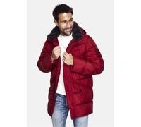 Steppjacke NEW CANADIAN, Herren, Gr. 58, rot, 100% Polyester, unifarben, lang, ohne Ausschnitt, Jacken Steppjacke, mit abnehmbarem Innenkragen (37618510-58) rot