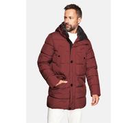 Steppjacke NEW CANADIAN, Herren, Gr. 58, rot (bordeaux), 100% Polyester, unifarben, lang, ohne Ausschnitt, Jacken Steppjacke, mit abnehmbarem Innenkragen (24252703-58) bordeaux