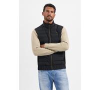Steppjacke NO EXCESS "No Excess Gesteppte Weste Bodywarmer Padded Sealed Mix With Knit", Herren, Gr. S, schwarz, 100% Polyester, Jacken Steppjacke (54092336-S) schwarz