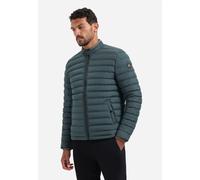 Steppjacke NO EXCESS "No Excess Steppjacke Jacket Short Fit Padded", Herren, Gr. 3XL, grün (schwarz steel), 88% Polyester, 12% Polyamid, Jacken Steppjacke (51248732-XXXL) schwarz steel