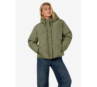 Steppjacke NOISY MAY "NMTENNA L/S SHORT JACKET NOOS", Damen, Gr. M, grün (kalamata), Web, Obermaterial: 100% Polyester, unifarben, Jacken Steppjacke (23769363-M) kalamata