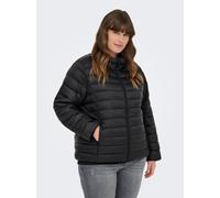 Steppjacke ONLY CARMAKOMA "CARTAHIA LW QUILTED JACKET OTW", Damen, Gr. L, schwarz, Web, Steppware, Obermaterial: 100% Nylon, unifarben, modisch, Langarm, Jacken (21822451-L) schwarz