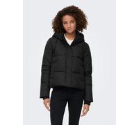 Steppjacke ONLY "ONLALICE SHORT DOWN JACKET NOOS OTW", Damen, Gr. M, schwarz, Steppware, Obermaterial: 100% Polyester, unifarben, lässig geschnitten taillenbedeckt, Jacken Steppjacke (43196847-M)