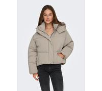 Steppjacke ONLY "ONLDIXIE LIFE PUFFER JACKET CC OTW", Damen, Gr. S, string detail:lining dtm, Web, Obermaterial: 100% Polyester, unifarben, regular fit, Jacken Steppjacke (32773523-S) string detail:li
