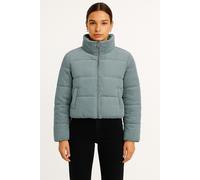 Steppjacke ONLY "ONLELIA CORDUROY PUFFER OTW ZL", Damen, Gr. XS, blau (abyss), Web, Obermaterial: 100% Polyester, unifarben, regular fit, Jacken Steppjacke (41835501-XS) abyss