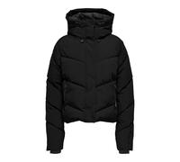 Steppjacke ONLY "ONLHARPER LIFE SHORT PREMIUM JACKET OTW", Damen, Gr. M, schwarz, Web, Obermaterial: 100% Polyester, unifarben, Jacken Steppjacke (29036402-M) schwarz