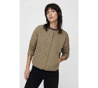 Steppjacke ONLY "ONLHEART LIFE QUILTED JACKET NOOS OTW", Damen, Gr. S, tannin, Steppware, Obermaterial: 100% Polyester, unifarben, normal, Rundhals, Jacken Steppjacke, mit Steppmuster in Herzchenform