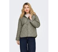 Steppjacke ONLY "ONLJULIET QUILTED HOOD JACKET NOOS OTW", Damen, Gr. M, smokey olive, Steppware, Obermaterial: 100% Polyester, unifarben, normal, Jacken Steppjacke, Kunstfaser (49620735-M) smokey oliv