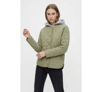 Steppjacke ONLY "ONLRISSO LIFE HOOD QUILT JACKET CC OTW", Damen, Gr. S, mermaid, Web, Obermaterial: 100% Polyamid, unifarben, normal, Rundhals, Jacken Steppjacke, mit abnehmbarer Kapuze (84322232-S) m