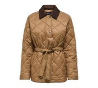 Steppjacke ONLY "ONLTAHIA LW CORD MIX JACKET CC OTW", Damen, Gr. XS, braun (toasted coconut), Steppware, Obermaterial: 100% Nylon, unifarben, normal, Jacken Steppjacke, Kunstfaser (57450664-XS) toaste