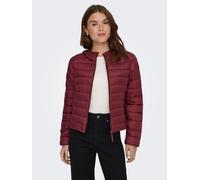 Steppjacke ONLY "ONLTAHIA LW QUILTED HOOD JKT OTW CC OTW", Damen, Gr. L, rot (cabernet), Web, Obermaterial: 100% Nylon, unifarben, regular fit, Jacken Steppjacke (79769415-L)