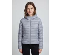 Steppjacke ONLY "ONLTAHIA LW QUILTED HOOD JKT OTW CC OTW", Damen, Gr. M, grau (tradewinds), Steppware, Obermaterial: 100% Nylon, unifarben, regular fit normal, Jacken Steppjacke, Kunstfaser (31323726-