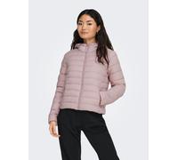 Steppjacke ONLY "ONLTAHIA LW QUILTED HOOD JKT OTW CC OTW", Damen, Gr. S, burnished lila, Steppware, Obermaterial: 100% Nylon, unifarben, regular fit normal, Jacken Steppjacke, Kunstfaser (58847237-S)