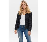 Steppjacke ONLY "ONLTAHOE HOOD JACKET OTW NOOS", Damen, Gr. L (40), schwarz (c, n10, schwarz), Steppware, Obermaterial: 100% Nylon, unifarben, tailliert, elastischer Bund, Jacken Steppjacke (21992219-