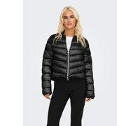 Steppjacke ONLY "ONLVEGA QUILT SHORT LIFE JACKET CC OTW", Damen, Gr. L (40), schwarz, Web, Obermaterial: 55% Polyester, 45% Nylon, unifarben, regular fit, Jacken Steppjacke (15276909-L) schwarz