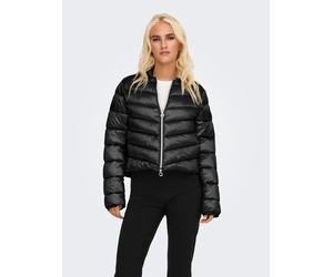 Steppjacke ONLY "ONLVEGA QUILT SHORT LIFE JACKET CC OTW", Damen, Gr. L (40), schwarz, Web, Obermaterial: 55% Polyester, 45% Nylon, unifarben, regular fit, Jacken Steppjacke (15276909-L)