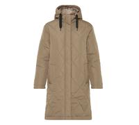 Steppjacke OXMO "Steppjacke OXBMMBELIS LONG JACKET", Damen, Gr. XS, braun (walnut), Obermaterial: 100% Polyester PES., Jacken Steppjacke (27722302-XS) walnut