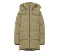 Steppjacke OXMO "Steppjacke OXEllie", Damen, Gr. 42, grün (covert grün), Obermaterial: 100% Nylon NY., regular fit ca. Mitte Oberschenkel, Jacken Steppjacke (27047129-42) covert grün