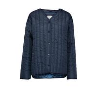 Steppjacke OXMO "Steppjacke OXSaggy", Damen, Gr. S, blau (total eclipse), Obermaterial: 100% Polyester PES., oversize hüftlang, Jacken Steppjacke (54953345-S) total eclipse