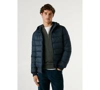 Steppjacke PEPE JEANS "PUFFER HOOD", Herren, Gr. XL, dulwich blau, Web, Obermaterial: 100% Polyamid, unifarben, regular fit, Rippbündchen, Jacken Steppjacke, Regular Fit mit Kapuze (91187554-XL) dulwi