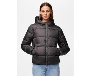 Steppjacke PIECES "PCBEE NEW SHORT PUFFER JACKET NOOS BC", Damen, Gr. XL, grau (magnet), Steppware, Obermaterial: 100% Polyester, unifarben, regular fit normal, Jacken Steppjacke, Kunstfaser (50235322
