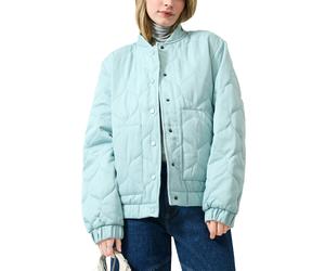 Steppjacke QS, Damen, Gr. M (38), sage grün, Web, Obermaterial: 100% Polyester. Futter: 100% Polyester, unifarben, normal hüftbedeckend, Rundhals, elastischer Bund, Jacken Steppjacke, im Blouson-Style
