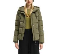 Steppjacke QS, Damen, Gr. XXL, olive, Steppware, Obermaterial: 100% Polyester. Futter: 100% Polyester, unifarben, gerade hüftbedeckend, Rundhals, Flachstrickbündchen, Jacken, mit Kapuze (15939253-XXL)