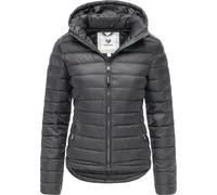 Steppjacke RAGWEAR "Bobie", Damen, Gr. XL (42), schwarz, Obermaterial: 100% Polyester; Innenfutter: 100% Polyester; Wattierung: 100% Polyester, tailliert hüftlang, hoch geschlossener Ausschnitt, eng e