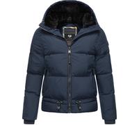 Steppjacke RAGWEAR "Briony", Damen, Gr. XXXL (46), blau (navy), Obermaterial: 100% Polyester, Innenfutter: 100% Polyester, Wattierung: 100% Polyester, casual, normal hüftbedeckend, hoch geschlossener