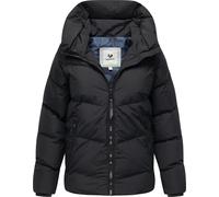 Steppjacke RAGWEAR "Cessi", Damen, Gr. M (38), schwarz, Obermaterial: 100% Polyester; Innenfutter: 100% Polyester; Wattierung: 100% Polyester, Basic, gerade hüftbedeckend, hoch geschlossener Ausschnit