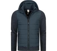 Steppjacke RAGWEAR "Doryan Mel", Herren, Gr. S (48), blau (dunkelblau), Obermaterial 1: 100% Polyester, Obermaterial 2: 100% Polyester, Innenmaterial: 100% Polyester, Innenfutter: 100% Polyester, Watt